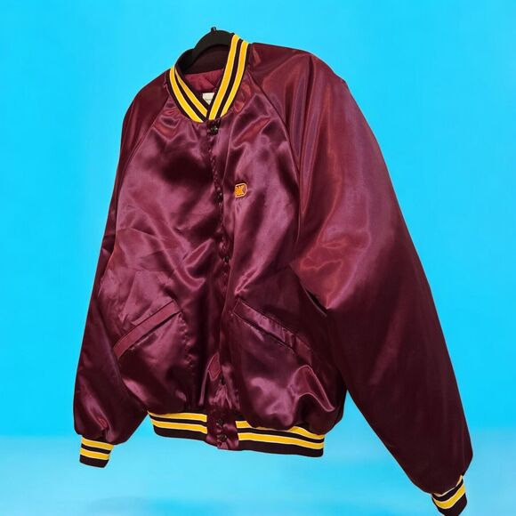 Vintage King Louie Pro Fit Lined Bomber Jacket Size XL Made in the USA (NK Logo) - Picture 3 of 15